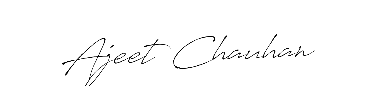Antro_Vectra is a professional signature style that is perfect for those who want to add a touch of class to their signature. It is also a great choice for those who want to make their signature more unique. Get Ajeet Chauhan name to fancy signature for free. Ajeet Chauhan signature style 6 images and pictures png