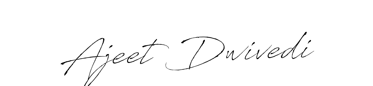 Make a beautiful signature design for name Ajeet Dwivedi. With this signature (Antro_Vectra) style, you can create a handwritten signature for free. Ajeet Dwivedi signature style 6 images and pictures png