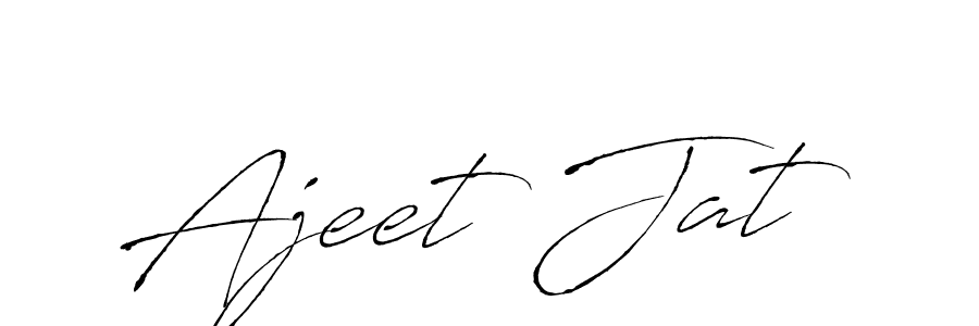 Also You can easily find your signature by using the search form. We will create Ajeet Jat name handwritten signature images for you free of cost using Antro_Vectra sign style. Ajeet Jat signature style 6 images and pictures png