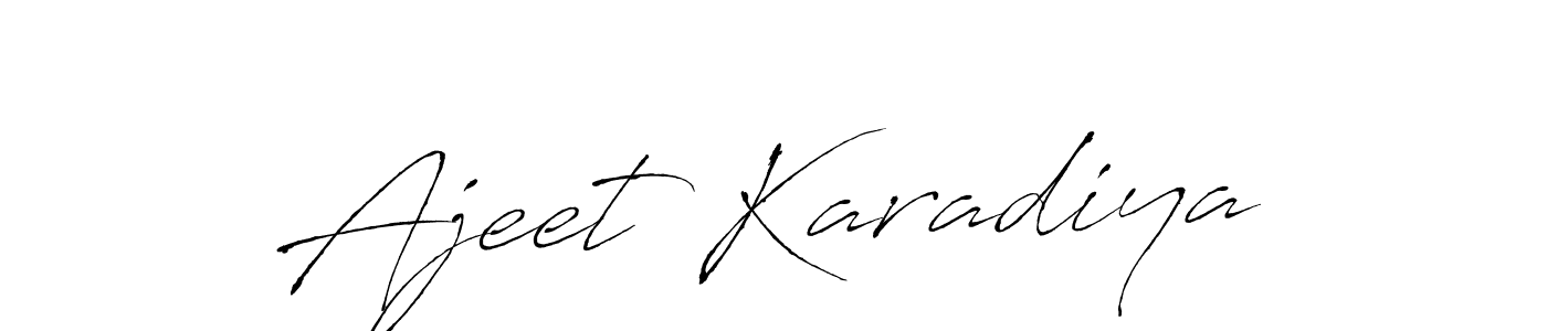 You can use this online signature creator to create a handwritten signature for the name Ajeet Karadiya. This is the best online autograph maker. Ajeet Karadiya signature style 6 images and pictures png