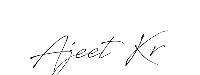 Make a beautiful signature design for name Ajeet Kr. Use this online signature maker to create a handwritten signature for free. Ajeet Kr signature style 6 images and pictures png