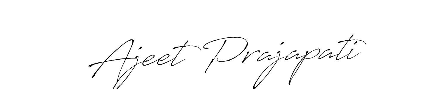 Use a signature maker to create a handwritten signature online. With this signature software, you can design (Antro_Vectra) your own signature for name Ajeet Prajapati. Ajeet Prajapati signature style 6 images and pictures png