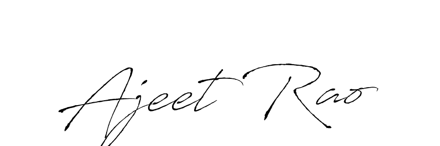 Make a beautiful signature design for name Ajeet Rao. Use this online signature maker to create a handwritten signature for free. Ajeet Rao signature style 6 images and pictures png