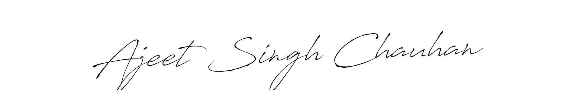 This is the best signature style for the Ajeet Singh Chauhan name. Also you like these signature font (Antro_Vectra). Mix name signature. Ajeet Singh Chauhan signature style 6 images and pictures png