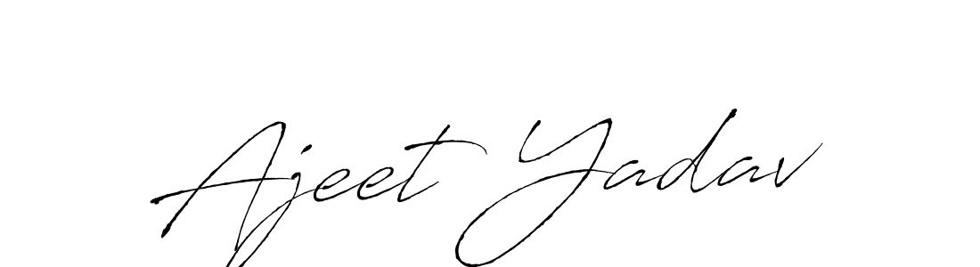 Use a signature maker to create a handwritten signature online. With this signature software, you can design (Antro_Vectra) your own signature for name Ajeet Yadav. Ajeet Yadav signature style 6 images and pictures png