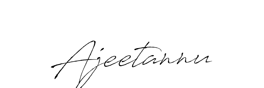 Antro_Vectra is a professional signature style that is perfect for those who want to add a touch of class to their signature. It is also a great choice for those who want to make their signature more unique. Get Ajeetannu name to fancy signature for free. Ajeetannu signature style 6 images and pictures png
