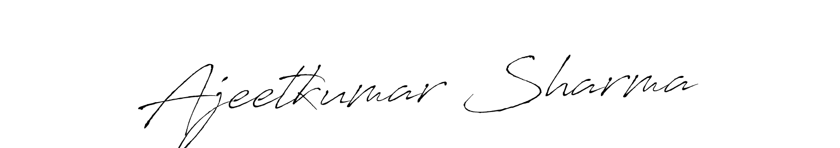 You should practise on your own different ways (Antro_Vectra) to write your name (Ajeetkumar Sharma) in signature. don't let someone else do it for you. Ajeetkumar Sharma signature style 6 images and pictures png