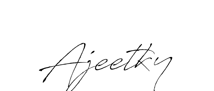 Once you've used our free online signature maker to create your best signature Antro_Vectra style, it's time to enjoy all of the benefits that Ajeetky name signing documents. Ajeetky signature style 6 images and pictures png