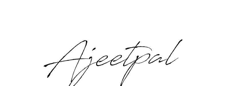 Ajeetpal stylish signature style. Best Handwritten Sign (Antro_Vectra) for my name. Handwritten Signature Collection Ideas for my name Ajeetpal. Ajeetpal signature style 6 images and pictures png