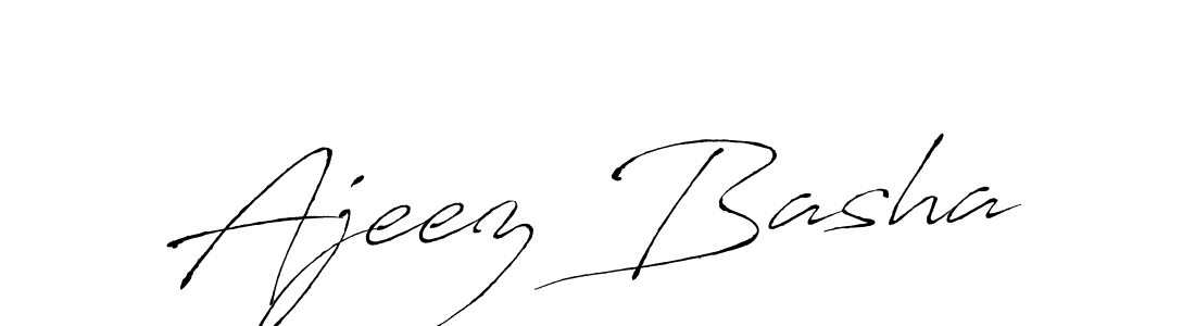 How to make Ajeez Basha name signature. Use Antro_Vectra style for creating short signs online. This is the latest handwritten sign. Ajeez Basha signature style 6 images and pictures png