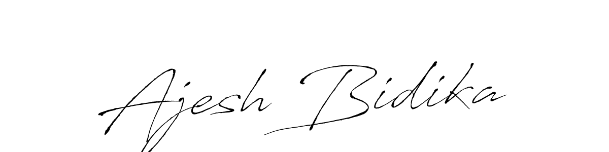 if you are searching for the best signature style for your name Ajesh Bidika. so please give up your signature search. here we have designed multiple signature styles  using Antro_Vectra. Ajesh Bidika signature style 6 images and pictures png