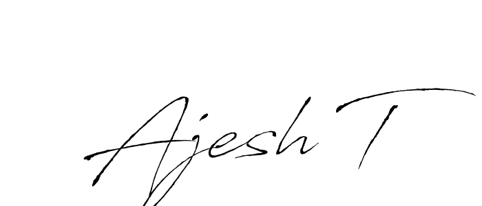 Once you've used our free online signature maker to create your best signature Antro_Vectra style, it's time to enjoy all of the benefits that Ajesh T name signing documents. Ajesh T signature style 6 images and pictures png