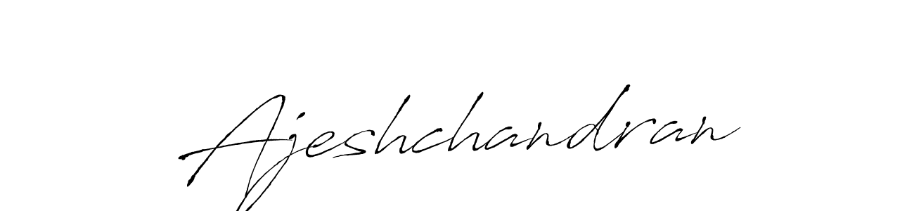 Antro_Vectra is a professional signature style that is perfect for those who want to add a touch of class to their signature. It is also a great choice for those who want to make their signature more unique. Get Ajeshchandran name to fancy signature for free. Ajeshchandran signature style 6 images and pictures png