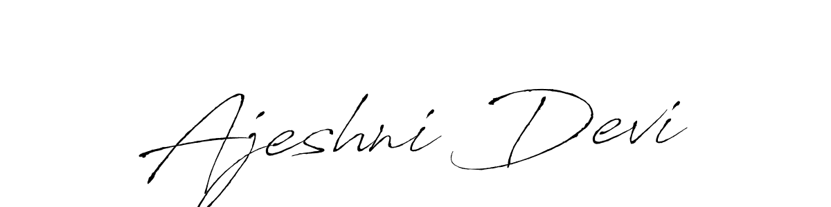 Antro_Vectra is a professional signature style that is perfect for those who want to add a touch of class to their signature. It is also a great choice for those who want to make their signature more unique. Get Ajeshni Devi name to fancy signature for free. Ajeshni Devi signature style 6 images and pictures png