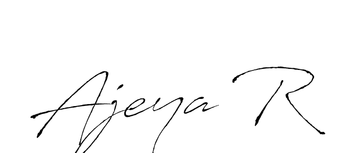 Here are the top 10 professional signature styles for the name Ajeya R. These are the best autograph styles you can use for your name. Ajeya R signature style 6 images and pictures png