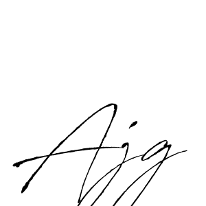 How to make Ajg signature? Antro_Vectra is a professional autograph style. Create handwritten signature for Ajg name. Ajg signature style 6 images and pictures png