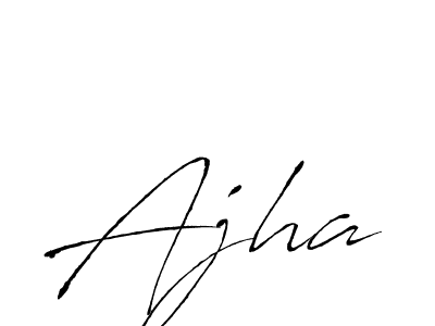 Also we have Ajha name is the best signature style. Create professional handwritten signature collection using Antro_Vectra autograph style. Ajha signature style 6 images and pictures png