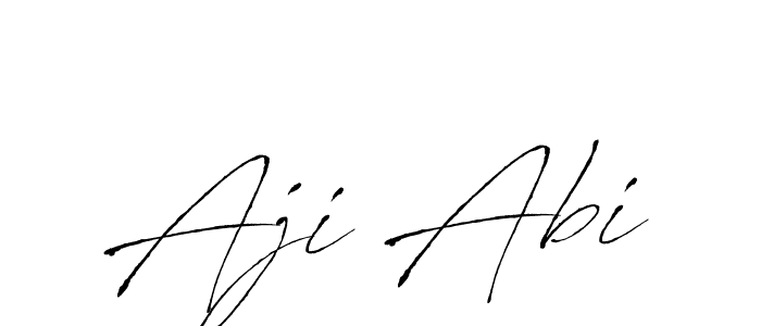How to make Aji Abi signature? Antro_Vectra is a professional autograph style. Create handwritten signature for Aji Abi name. Aji Abi signature style 6 images and pictures png
