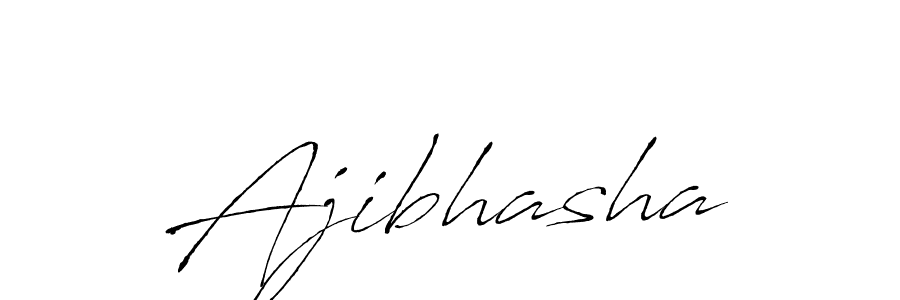 Make a beautiful signature design for name Ajibhasha. With this signature (Antro_Vectra) style, you can create a handwritten signature for free. Ajibhasha signature style 6 images and pictures png