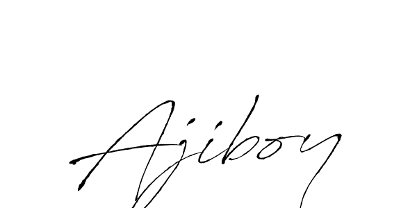 How to make Ajiboy signature? Antro_Vectra is a professional autograph style. Create handwritten signature for Ajiboy name. Ajiboy signature style 6 images and pictures png