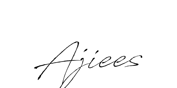 You can use this online signature creator to create a handwritten signature for the name Ajiees. This is the best online autograph maker. Ajiees signature style 6 images and pictures png