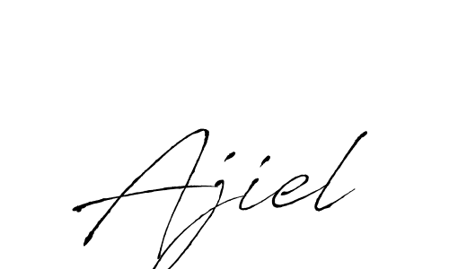 Ajiel stylish signature style. Best Handwritten Sign (Antro_Vectra) for my name. Handwritten Signature Collection Ideas for my name Ajiel. Ajiel signature style 6 images and pictures png