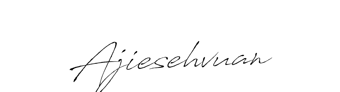 How to make Ajiesehvuan signature? Antro_Vectra is a professional autograph style. Create handwritten signature for Ajiesehvuan name. Ajiesehvuan signature style 6 images and pictures png