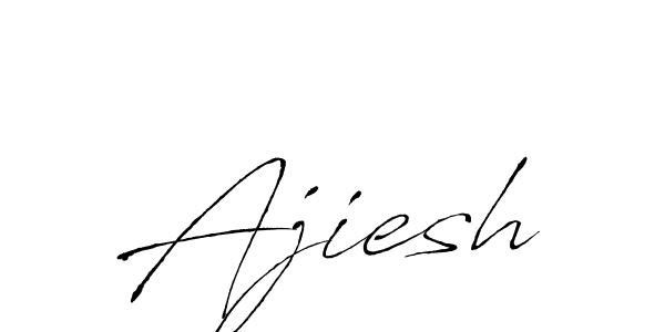 Create a beautiful signature design for name Ajiesh. With this signature (Antro_Vectra) fonts, you can make a handwritten signature for free. Ajiesh signature style 6 images and pictures png