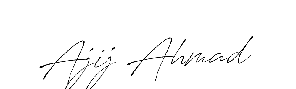 You should practise on your own different ways (Antro_Vectra) to write your name (Ajij Ahmad) in signature. don't let someone else do it for you. Ajij Ahmad signature style 6 images and pictures png