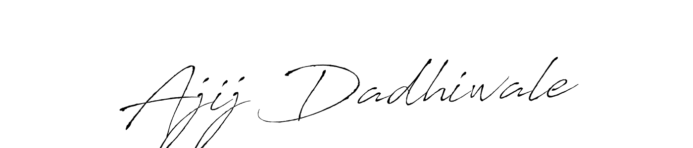 Antro_Vectra is a professional signature style that is perfect for those who want to add a touch of class to their signature. It is also a great choice for those who want to make their signature more unique. Get Ajij Dadhiwale name to fancy signature for free. Ajij Dadhiwale signature style 6 images and pictures png