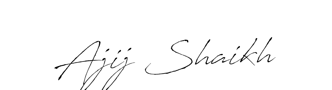 Similarly Antro_Vectra is the best handwritten signature design. Signature creator online .You can use it as an online autograph creator for name Ajij Shaikh. Ajij Shaikh signature style 6 images and pictures png