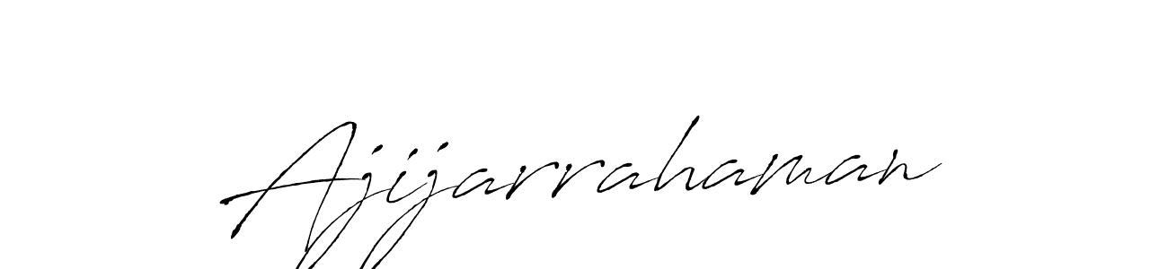 How to make Ajijarrahaman signature? Antro_Vectra is a professional autograph style. Create handwritten signature for Ajijarrahaman name. Ajijarrahaman signature style 6 images and pictures png