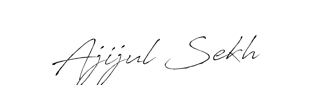 The best way (Antro_Vectra) to make a short signature is to pick only two or three words in your name. The name Ajijul Sekh include a total of six letters. For converting this name. Ajijul Sekh signature style 6 images and pictures png