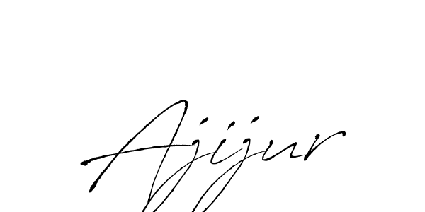 Create a beautiful signature design for name Ajijur. With this signature (Antro_Vectra) fonts, you can make a handwritten signature for free. Ajijur signature style 6 images and pictures png