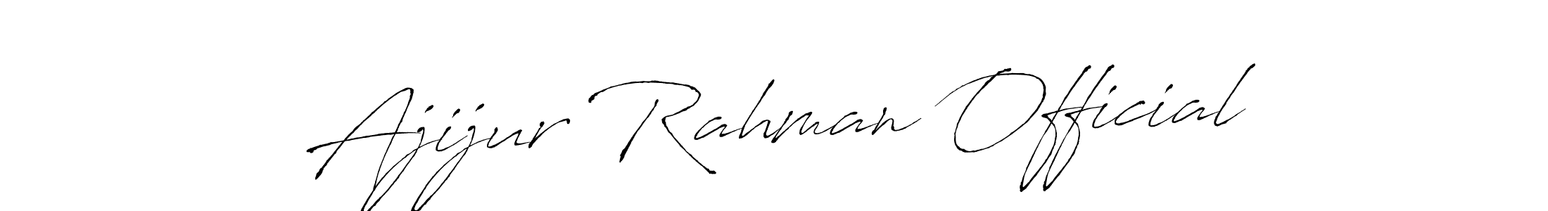 Similarly Antro_Vectra is the best handwritten signature design. Signature creator online .You can use it as an online autograph creator for name Ajijur Rahman Official. Ajijur Rahman Official signature style 6 images and pictures png
