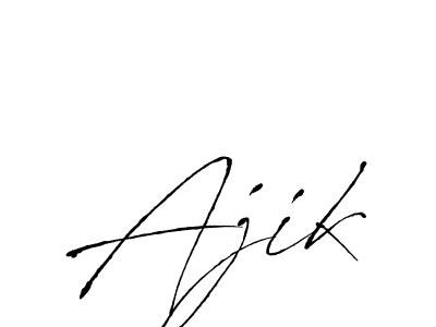 if you are searching for the best signature style for your name Ajik. so please give up your signature search. here we have designed multiple signature styles  using Antro_Vectra. Ajik signature style 6 images and pictures png