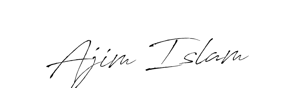 This is the best signature style for the Ajim Islam name. Also you like these signature font (Antro_Vectra). Mix name signature. Ajim Islam signature style 6 images and pictures png