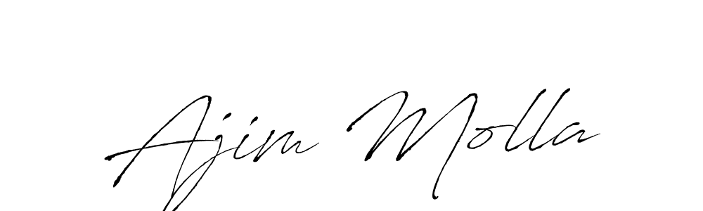 How to make Ajim Molla signature? Antro_Vectra is a professional autograph style. Create handwritten signature for Ajim Molla name. Ajim Molla signature style 6 images and pictures png