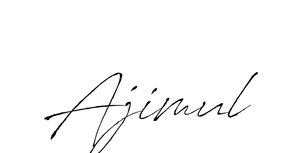 Design your own signature with our free online signature maker. With this signature software, you can create a handwritten (Antro_Vectra) signature for name Ajimul. Ajimul signature style 6 images and pictures png