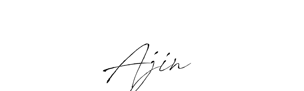 Design your own signature with our free online signature maker. With this signature software, you can create a handwritten (Antro_Vectra) signature for name Ajin♥️. Ajin♥️ signature style 6 images and pictures png