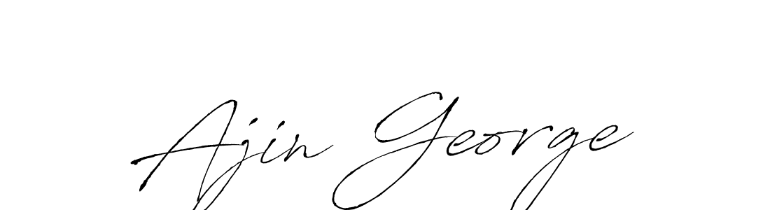 The best way (Antro_Vectra) to make a short signature is to pick only two or three words in your name. The name Ajin George include a total of six letters. For converting this name. Ajin George signature style 6 images and pictures png