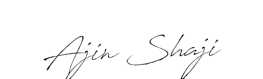 How to make Ajin Shaji signature? Antro_Vectra is a professional autograph style. Create handwritten signature for Ajin Shaji name. Ajin Shaji signature style 6 images and pictures png