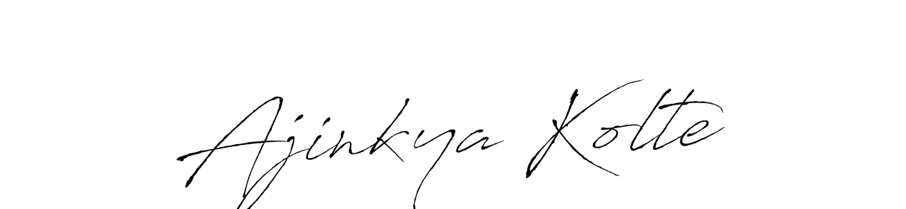 You should practise on your own different ways (Antro_Vectra) to write your name (Ajinkya Kolte) in signature. don't let someone else do it for you. Ajinkya Kolte signature style 6 images and pictures png