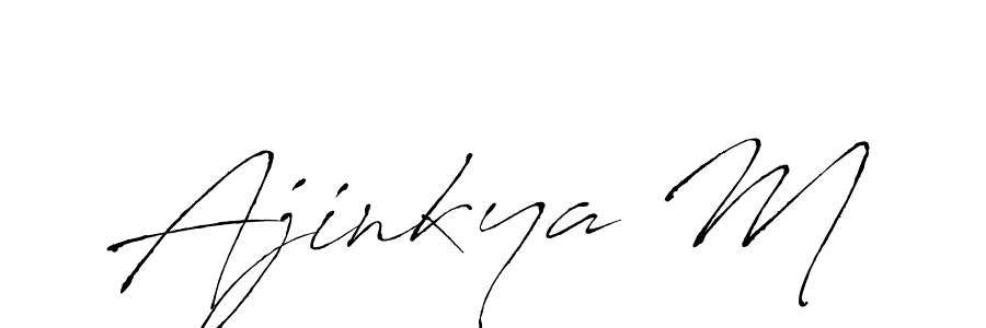 Also You can easily find your signature by using the search form. We will create Ajinkya M name handwritten signature images for you free of cost using Antro_Vectra sign style. Ajinkya M signature style 6 images and pictures png