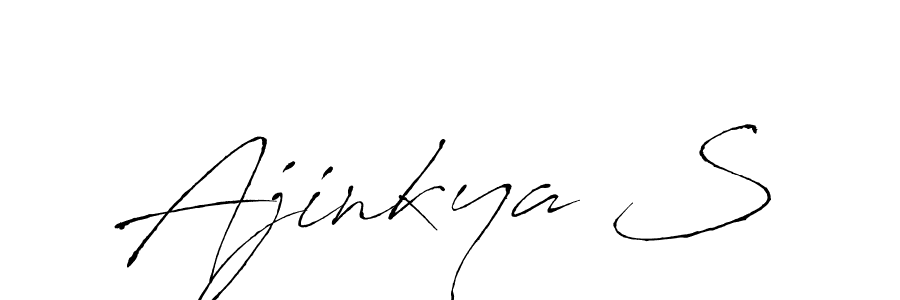 This is the best signature style for the Ajinkya S name. Also you like these signature font (Antro_Vectra). Mix name signature. Ajinkya S signature style 6 images and pictures png