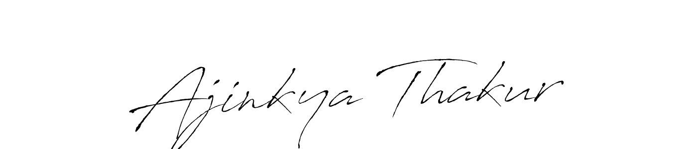 Create a beautiful signature design for name Ajinkya Thakur. With this signature (Antro_Vectra) fonts, you can make a handwritten signature for free. Ajinkya Thakur signature style 6 images and pictures png