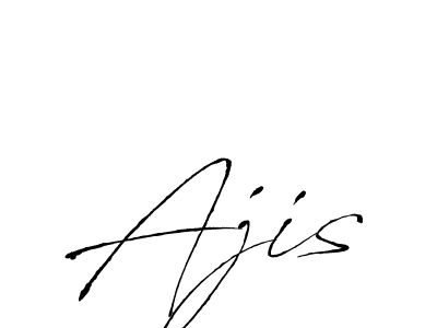 Use a signature maker to create a handwritten signature online. With this signature software, you can design (Antro_Vectra) your own signature for name Ajis. Ajis signature style 6 images and pictures png