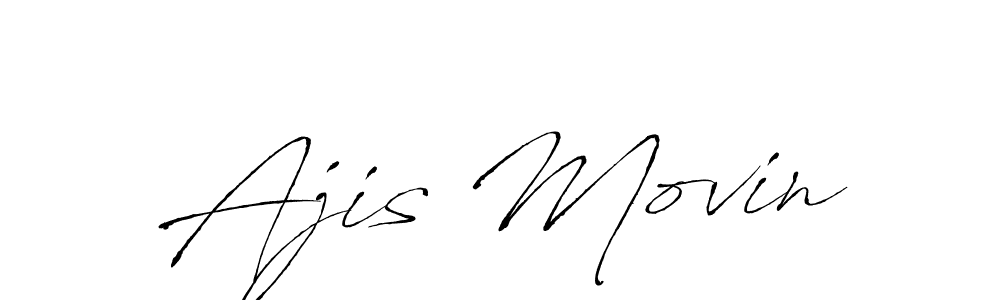 It looks lik you need a new signature style for name Ajis Movin. Design unique handwritten (Antro_Vectra) signature with our free signature maker in just a few clicks. Ajis Movin signature style 6 images and pictures png