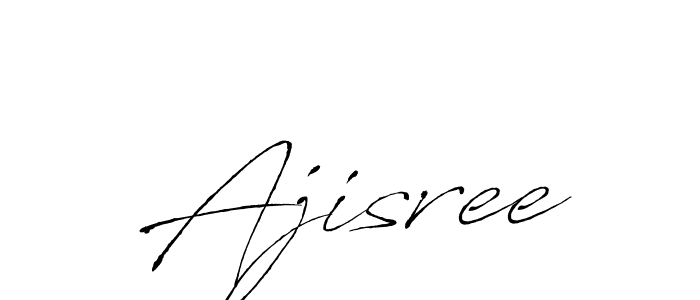 Use a signature maker to create a handwritten signature online. With this signature software, you can design (Antro_Vectra) your own signature for name Ajisree. Ajisree signature style 6 images and pictures png