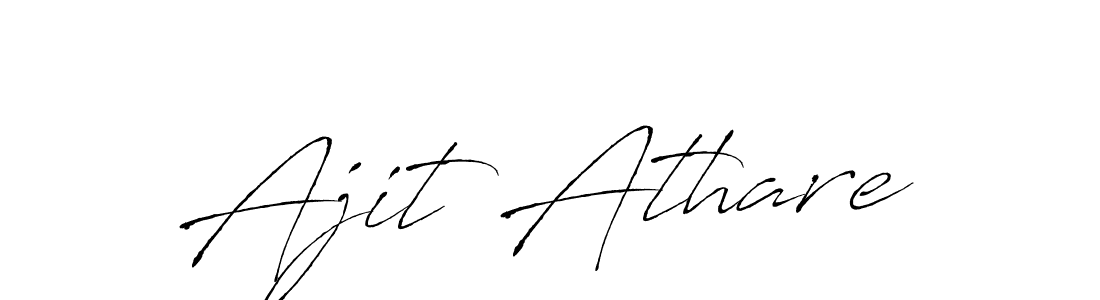 Make a short Ajit Athare signature style. Manage your documents anywhere anytime using Antro_Vectra. Create and add eSignatures, submit forms, share and send files easily. Ajit Athare signature style 6 images and pictures png